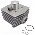 CYLINDRE CYCLO AIRSAL T6 ALU ADAPT. MBK 51 Ø39 (6 TRANSFERTS)