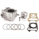 CYLINDRE MAXISCOOTER AIRSAL ALU ADAPT. HONDA SH / SWING / PANTHEON  125CC Ø52.5mm (axe Ø14) (OEM : 12100-KGF-910)