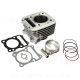 CYLINDRE MOTO OPM ALU ADAPT. SUZUKI GS / GN / DR 150cc 4T (MOTEUR TYPE 157FMI) (axe Ø14)