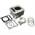 CYLINDRE MOTO OPM ALU ADAPT. SUZUKI GS / GN / DR 150cc 4T (MOTEUR TYPE 157FMI) (axe Ø14)
