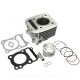 CYLINDRE MOTO OPM ALU ADAPT. SUZUKI GS / GN / DR / MASH / BULLIT 125cc 4T (MOTEUR TYPE 157FMI) (axe Ø14)