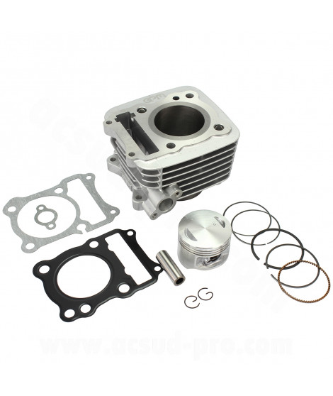 CYLINDRE MOTO OPM ALU ADAPT. SUZUKI GS / GN / DR / MASH / BULLIT 125cc 4T (MOTEUR TYPE 157FMI) (axe Ø14)
