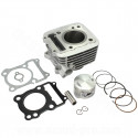 CYLINDRE MOTO OPM ALU ADAPT. SUZUKI GS / GN / DR / MASH / BULLIT 125cc 4T (MOTEUR TYPE 157FMI) (axe Ø14)
