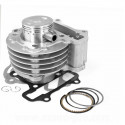 CYLINDRE QUAD TNT FONTE ADAPT. FUNNY GAS 4T GY6 80CC 47mm (AXE DE PISTON Ø13)
