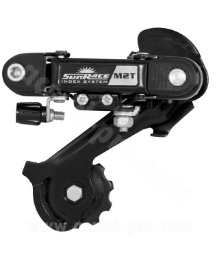 DERAILLEUR ARRIERE 6/7V. SUNRACE GRANDE CHAPE A VISSER (13-28 DENTS)