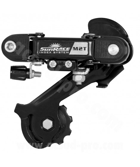 DERAILLEUR ARRIERE 6/7V. SUNRACE GRANDE CHAPE A VISSER (13-28 DENTS)