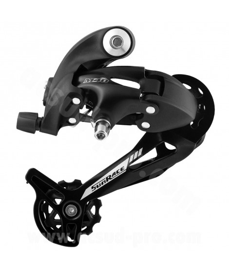 DERAILLEUR ARRIERE 7/8V. SUNRACE GRANDE CHAPE PATTE AMOVIBLE