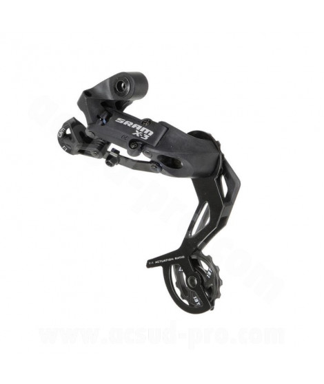 DERAILLEUR ARRIERE 7/8V. VTT SRAM X3 CHAPE LONGUE NOIR