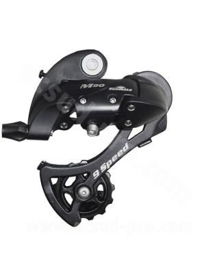 DERAILLEUR ARRIERE 9V. SUNRACE GRANDE CHAPE (11-34 DENTS)