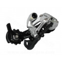 DERAILLEUR ARRIERE 9V. VTT SRAM X5 CHAPE LONGUE GRIS/NOIR