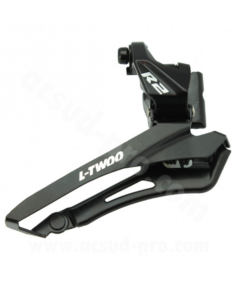DERAILLEUR AVANT ROUTE L-TWOO R2 DOUBLE PLATEAUX 7V. A BRASER