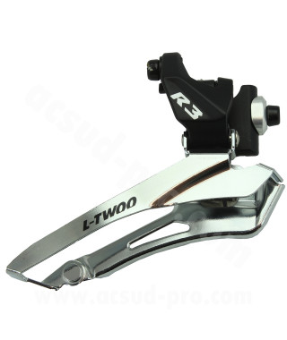 DERAILLEUR AVANT ROUTE L-TWOO R3 DOUBLE PLATEAUX 8V. A BRASER