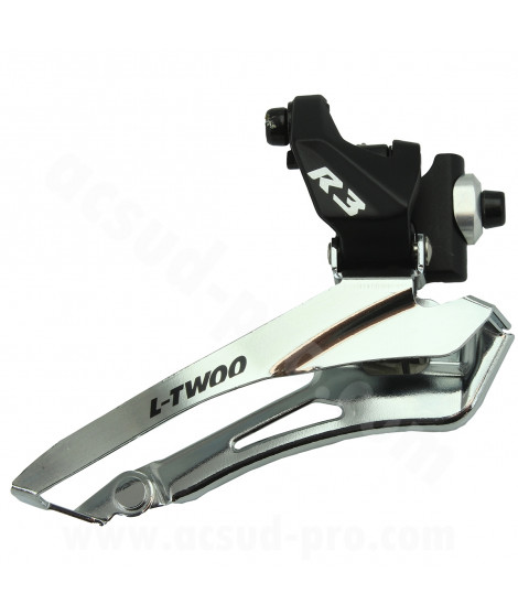 DERAILLEUR AVANT ROUTE L-TWOO R3 DOUBLE PLATEAUX 8V. A BRASER
