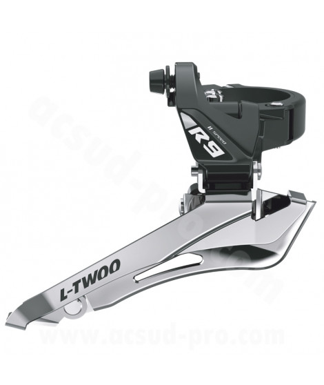 DERAILLEUR AVANT ROUTE L-TWOO R9 DOUBLE PLATEAUX 11V. A COLLIER