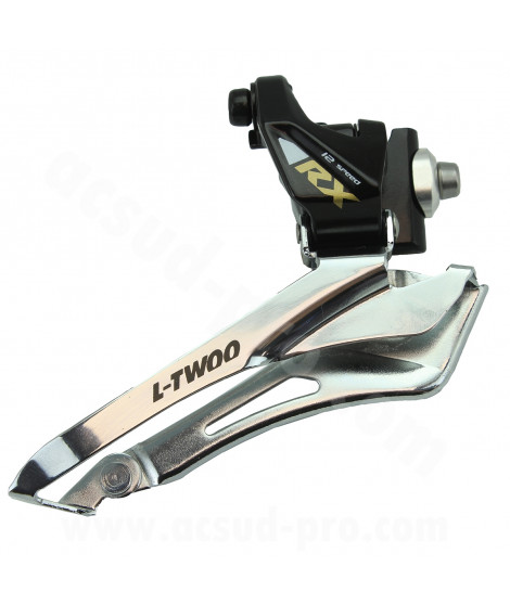 DERAILLEUR AVANT ROUTE L-TWOO RX DOUBLE PLATEAUX 12V. A BRASER