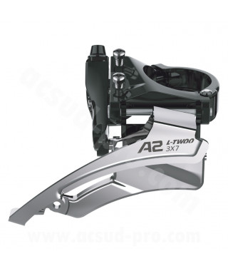DERAILLEUR AVANT VTT L-TWOO A2 TRIPLE PLATEAUX 7V. A COLLIER BAS