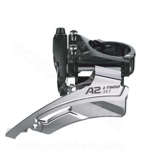 DERAILLEUR AVANT VTT L-TWOO A2 TRIPLE PLATEAUX 7V. A COLLIER BAS