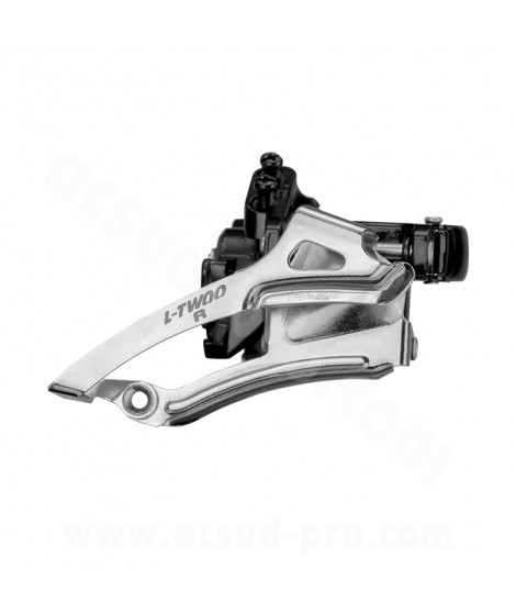 DERAILLEUR AVANT VTT L-TWOO A3 DOUBLE PLATEAUX 8V. A COLLIER BAS