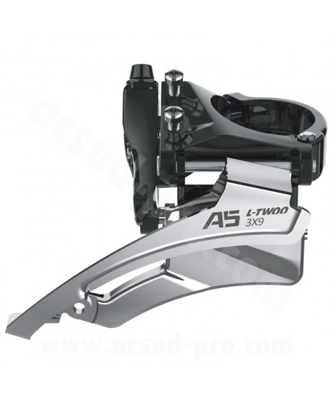 DERAILLEUR AVANT VTT L-TWOO A5 TRIPLE PLATEAUX 9V. A COLLIER BAS