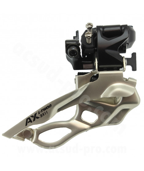 DERAILLEUR AVANT VTT L-TWOO AX TRIPLE PLATEAUX 11V. A COLLIER HAUT