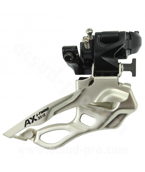 DERAILLEUR AVANT VTT L-TWOO AX TRIPLE PLATEAUX 12V. A COLLIER HAUT