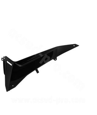 DESSOUS DE TABLIER GAUCHE ADAPT. YAMAHA TMAX 530 2012-2016  NOIR BRILLANT
