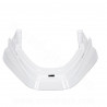 DESSUS DE GARDE BOUE ADAPT. MBK BOOSTER / YAMAHA BWS BLANC