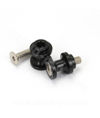 DIABOLO DE BEQUILLE DE STAND NOIR  OPM  M10 X 125 / KAWASAKI (LA PAIRE)
