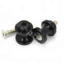 DIABOLO DE BEQUILLE DE STAND NOIR  OPM  M8 X 125 / HONDA / SUZUKI  (LA PAIRE)