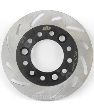 DISQUE DE FREIN AVANT SCOOTER RB MAX ADAPT. SYM MIO / HONDA DIO / KYMCO CX 50cc / TNT MOTOR ROMA 10 POUCES  Ø160mm