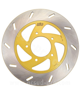 DISQUE FREIN SCOOTER RB MAX ADAPT. GILERA RUNNER 50-125CC / NRG MC3 / APRILIA SR  Ø220mm (OEM : 561714 - 853058)