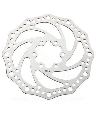 DISQUE FREIN VELO LB-R6 Ø160mm 6 TROUS