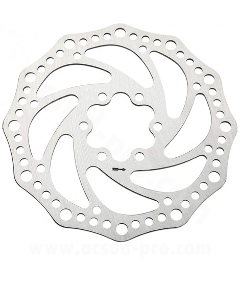 DISQUE FREIN VELO LB-R6 Ø180mm 6 TROUS