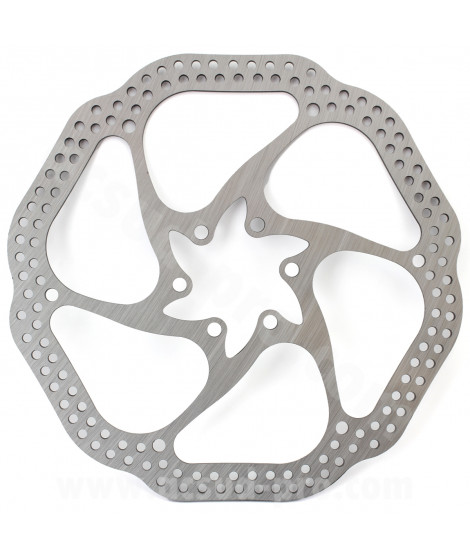 DISQUE FREIN VELO QY-HS1 Ø180mm 6 TROUS TYPE AVID HS1