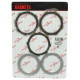 DISQUES EMBRAYAGE MOTEUR  HONDA CBF 125 2009 YAMAHA MT 125 2014-2019. YAMAHA YZF-R 125 2014-2018. ARCHIVE 125  (4LISSES+5GARNIS)