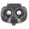 DOUBLE OPTIQUE SCOOT ADAPT. MBK BOOSTER / YAMAHA BWS  2X20W CARBONE *