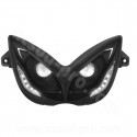DOUBLE OPTIQUE TNT 2 LAMPES HALOGENE + LEDS BLANCHE EYELIGHT ADAPT. YAMAHA NITRO/AEROX NOIR  *