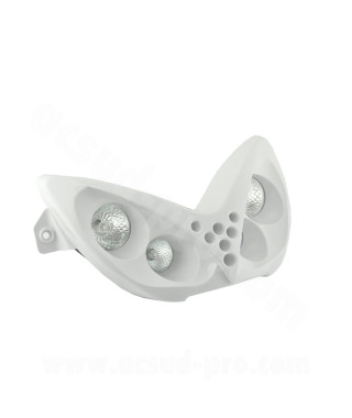 DOUBLE OPTIQUE TNT 4 LAMPES HALOGENE ADAPT. YAMAHA NITRO / AEROX BLANC *