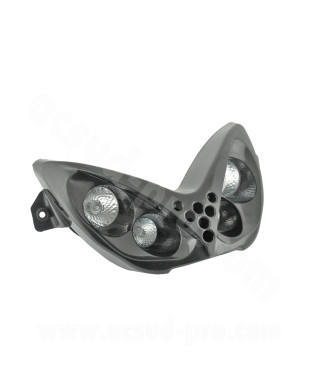 DOUBLE OPTIQUE TNT 4 LAMPES HALOGENE ADAPT. YAMAHA NITRO / AEROX NOIR  *