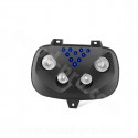 DOUBLE OPTIQUE TNT 4 LAMPES HALOGENE + LEDS ADAPT. MBK 50 BOOSTER 1999-2003 / YAMAHA 50 BWS 1999-2003 NOIR *