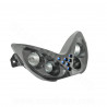 DOUBLE OPTIQUE TNT 4 LAMPES HALOGENE + LEDS BLEU ADAPT. YAMAHA NITRO / AEROX NOIR  *