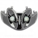 DOUBLE OPTIQUE TNT AVEC CLIGNOTANT LEDS ADAPT. MBK MACH G / YAMAHA JOG R  NOIR *