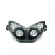 DOUBLE OPTIQUE TNT AVEC CLIGNOTANT LEDS ADAPT. YAMAHA NITRO / AEROX IMIT CARBONE *