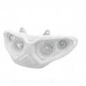 DOUBLE OPTIQUE TNT HALOGENE ADAPT. GILERA RUNNER 50 / 125 / 180 / 200cc  BLANC *
