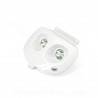 DOUBLE OPTIQUE TNT HALOGENE ADAPT. MBK 50 BOOSTER 1999-2003 / YAMAHA 50 BWS 1999-2003 BLANC *