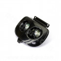 DOUBLE OPTIQUE TNT HALOGENE ADAPT. MBK 50 BOOSTER 1999-2003 / YAMAHA 50 BWS 1999-2003 NOIR *