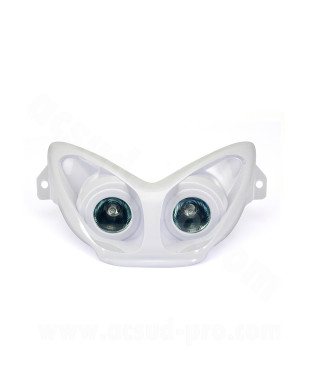 DOUBLE OPTIQUE TNT HALOGENE FUTURA ADAPT. YAMAHA NITRO / AEROX BLANC *