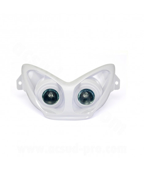 DOUBLE OPTIQUE TNT HALOGENE FUTURA ADAPT. YAMAHA NITRO / AEROX BLANC *