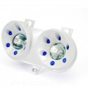 DOUBLE OPTIQUE TNT HALOGENE SPACE ADAPT. YAMAHA ROCKET BLANC / BLEU *