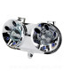 DOUBLE OPTIQUE TNT HALOGENE SPACE ADAPT. YAMAHA ROCKET CHROME / BLEU *